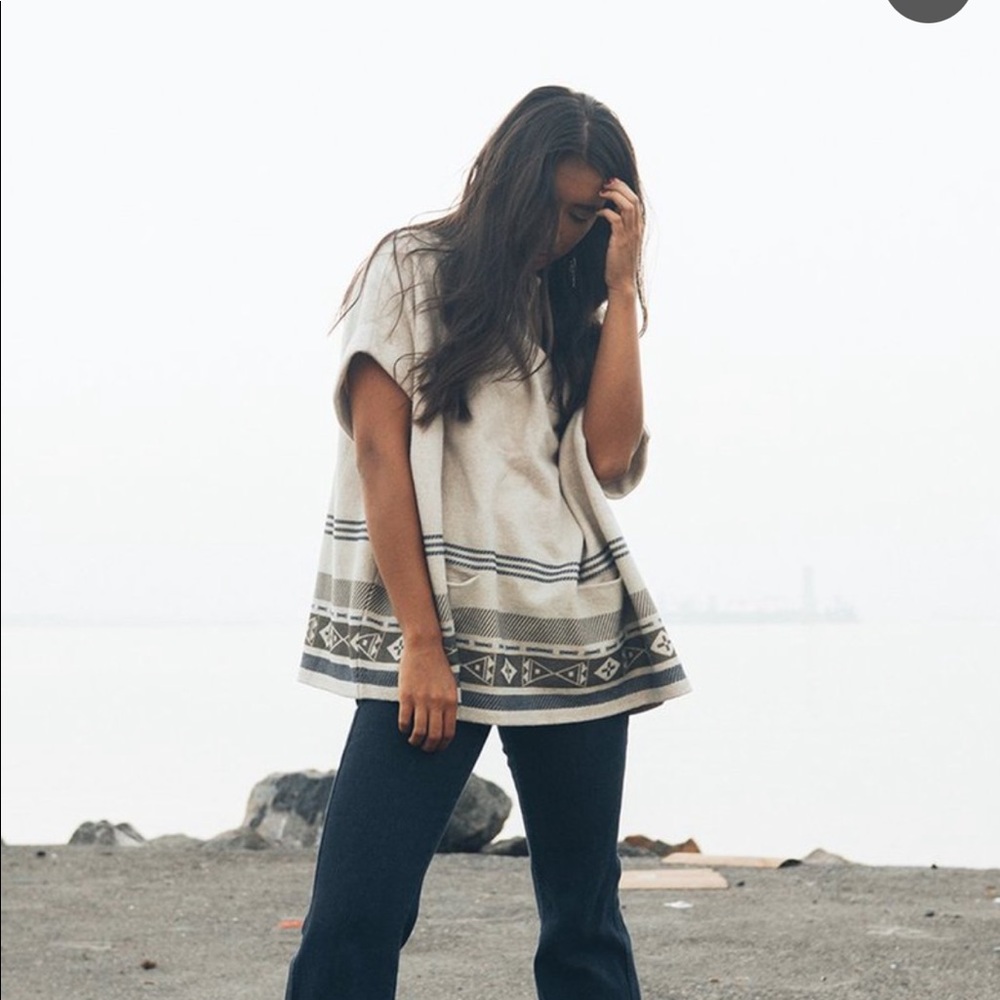 Faherty x B. Yellowtail Park City Poncho